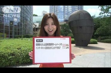 宇賀なつみ「ネット選挙雑学王」Ｑ９インターネット広告を出すことができる？