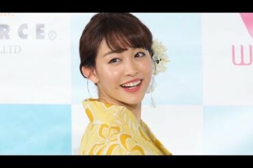 セント・フォースの新井恵理那、浴衣のお尻を見られたい!?／「時短ボディメイク」ガードル推進プロジェクト発表会