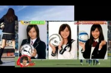 160416 小芝風花のcolorful morning! 松井愛莉ちゃんの制服姿でのリフティングが可愛い！！キレイな太ももパンちらりｗ サッカー応援マネージャー PON