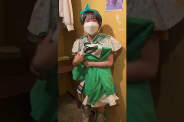 🌈どうしても背が届かない岡田彩夢さんVS恵比寿リキッドルームのハンガーラック #Shorts