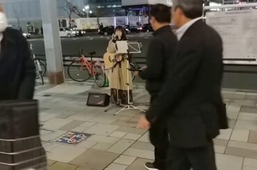 HARU cover 『せかいでいちばん / 井上苑子』 2019.4.15 名駅路上