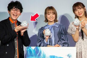 小野友樹、「攻めたデザイン」スパイダーのぬいぐるみに大爆笑！　「ミューン 月の守護者の伝説」完成披露上映
