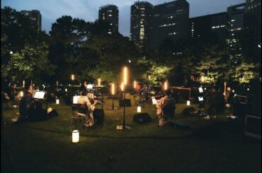 『隅田川怒涛』「浜離宮アンビエント」＜centers 0 - 1 - 2 - 2.5 歌を詠む会「私は思い描く」- 3＞蓮沼執太、ほか