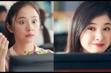 吉高由里子、堀田真由とオフィスでアイコンタクト！すっかりやみつき／江崎グリコ「アイスの実」CM