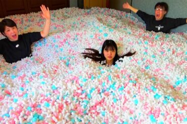 妹の部屋に1000000個の謎のふわふわ埋め尽くした。母と父が精神崩壊…