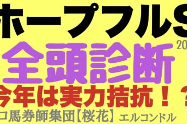 プロ馬券師集団桜花エルコンドル氏のホープフルステークス2022全頭診断！！今年最後の中央競馬のG1レース！実力差はなく難解なレースになる？！