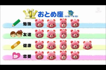 田辺桃子 ラッキー星座Best3