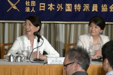 【日本外国特派員協会】安藤優子×小谷真生子「報道界での女性の活躍と課題」【2014.05.15】