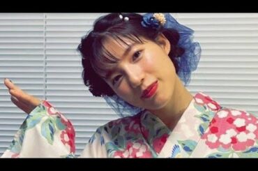 石井杏奈☆可愛すぎる浴衣にシビれちゃいます E-girls 20210611