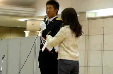 2012/01/09　広島東洋カープ白濱裕太捕手の「一日通信司令官」その１