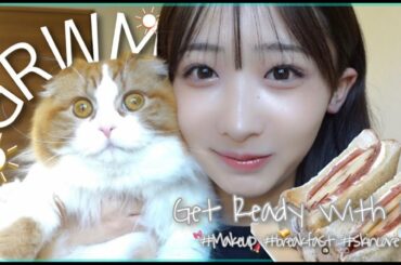 【GRWM】19歳のリアルな朝の過ごし方🤍