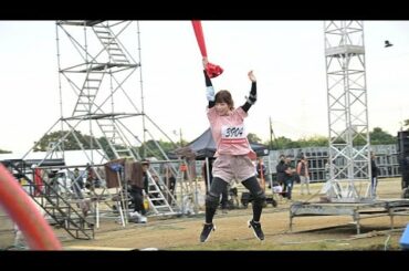 SASUKEのシルクスライダーを片手でクリアするめいめい【日向坂46 東村芽依】