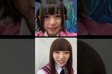 小久保柚乃と中山莉子のインスタライブ 2022年8月14日