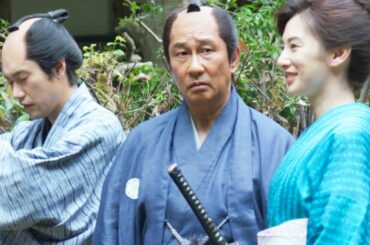 北川景子も微笑む、中井貴一&松山ケンイチ和気あいあい／映画『大河への道』メイキング映像