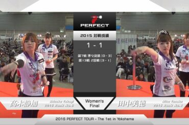 【PERFECT2016 開幕戦 女子決勝】髙木静加 v 田中美穂(解説)