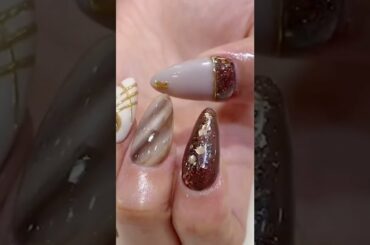 【ゆきぽよちゃん】チョコネイルデザイン  #shorts