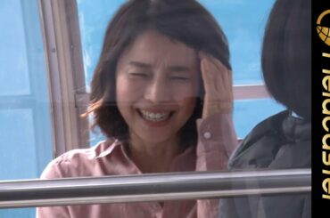 撮影外もずっと可愛らしい石田ゆり子さんに胸キュン！アフラック生命保険