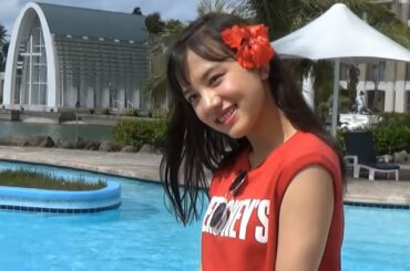 清原果耶、ハデ色夏ファッション撮影 in グアム