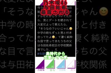 与田祐希元島民に暴露される 乃木坂46 #shorts