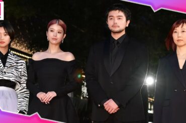 King Gnu井口理、東京国際映画祭レッドカーペットに降臨！馬場ふみかは美デコルテを大胆披露