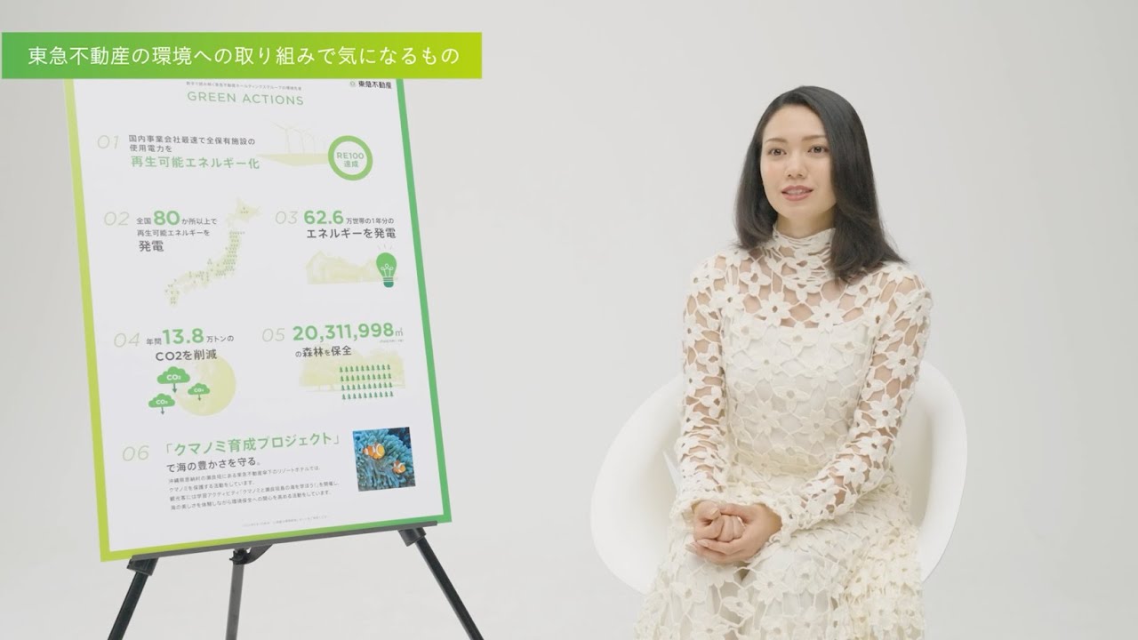 東急不動産 環境先進CM 二階堂ふみスペシャルインタビュームービー 東急不動産 環境先進CM 二階堂ふみスペシャルインタビュームービー
