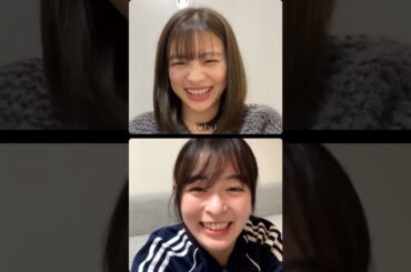インスタライブ 【 森七菜 & 出口夏希 】 Instagram Live 「 Nana Mori & Natsuki Deguchi 」 date 05/01/2023