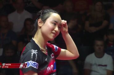 チェコOP 女子シングルス準々決勝 伊藤美誠vs文佳 第4ゲーム