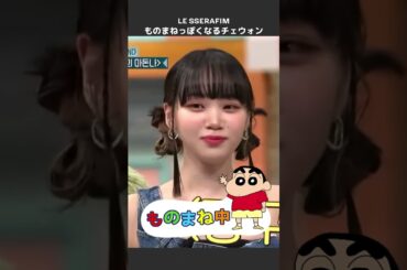 ものまねっぽくなるチェウォン [LE SSERAFIM/르세라핌][채원/Chaewon]