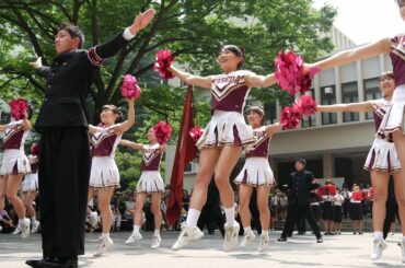 オープンキャンパス2015① 紺碧の空 早稲田大学応援部チアリーダーズBIG BEARS