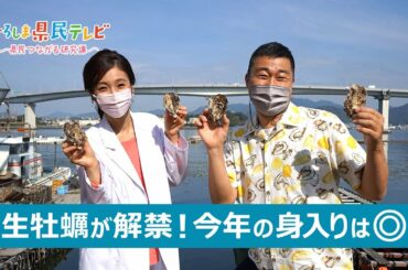 ひろしま県民テレビ「本格シーズン到来！広島の牡蠣を召し上がれ！」（令和3年11月11日）