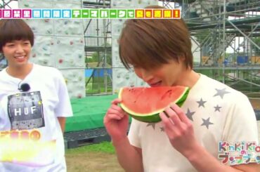 KinKiKids ×佐藤栞里（口の中で100%ジュースを作る！）2016 8