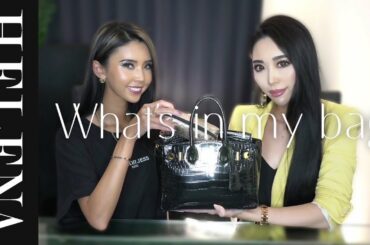 【What's in my bag】アラサー女社長が溺愛する美人秘書のカバンの中身を全てチェック【葉山潤奈】