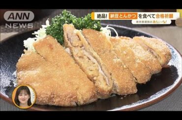 受験生必見！　絶品“納豆とんかつ”“納豆チャーハン”食べて合格祈願【あらいーな】(2023年1月10日)