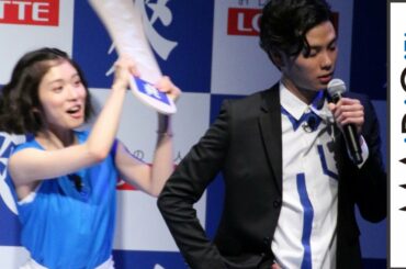 松岡茉優、アドリブで共演者に喝！「満足です」　アイスクリーム「爽」新CM発表会3