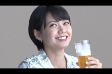 二階堂ふみ、ゴクゴクと引き込まれる飲みっぷりが可愛い／サッポロビールCM＋メイキング
