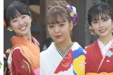 藤田ニコル、本田望結、小芝風花らオスカー美女11人が大人な振袖姿で登場　今年の振り返りと来年の抱負を語る　『オスカープロモーション晴れ着撮影会』