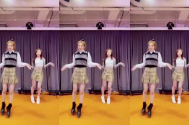 【ITZY】NiziUの「Poppin' Shakin'」Dance Challengeを踊る先輩グループITZYイェジとチェリョン。