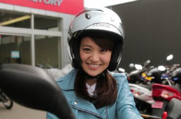 大島優子、バイクで初の公道走行へ！　WEB動画「トリシティ、納車！」編