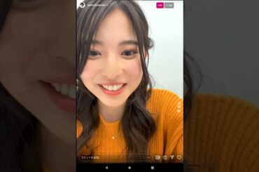 【木下彩音🌸21歳】💮『今年初インスタライブ💓やっぱり笑顔カワイイ応援スクショタイム68選❕2022年1月20日(木)』👍️ご視聴ありがとうございます✨
