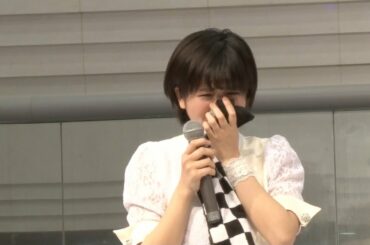 アンジュルム田村芽実、うれし泣き！　改名後初シングル「大器晩成／乙女の逆襲」発売記念イベント