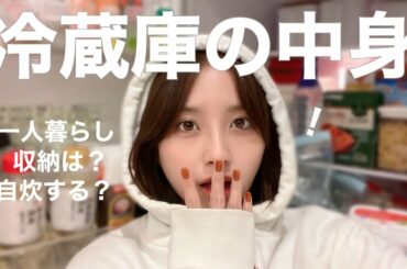 一人暮らしダイエット女子の冷蔵庫の中身紹介！100均収納グッズ紹介も💡