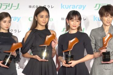 【美脚大賞】前田敦子、みちょぱ、桜田ひより、吉瀬美智子が太ももチラリな美脚披露　『第18回 クラリーノ美脚大賞2022』授賞式
