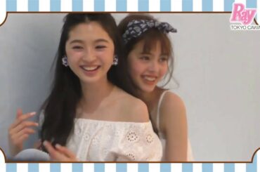 【上西星来✕加藤ナナ】の仲よしオフショット動画を特別に公開♥