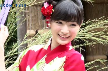 『あまちゃん』GMT47メンバー優希美青 浴衣でひと足早い七夕祭り