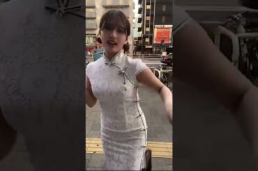 チャイナコスで一人WADADAを踊る大和田南那