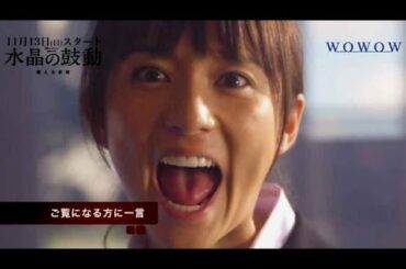 警察官役木村文乃がドラマの見どころを分析！／木村文乃主演／ドラマ『連続ドラマW 水晶の鼓動 殺人分析班』インタビュー