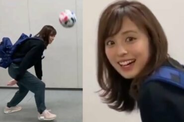 久慈暁子アナの『槙野チャレンジ』が可愛いすぎ！