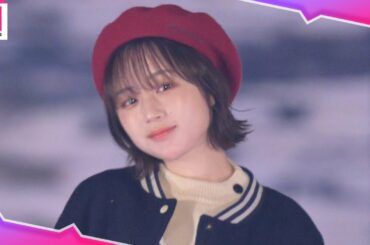 なえなの、キュートな笑顔でベレー帽×スタジャン秋ルックを着こなし❤️【Rakuten GirlsAward 2022 A/W】