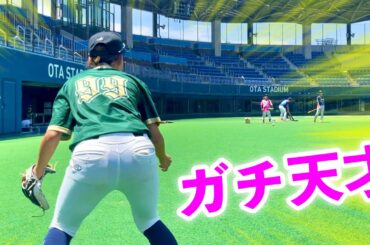 【天才野球女子】小林夕衣にノック祭り！ムコウズ全員が惚れた。