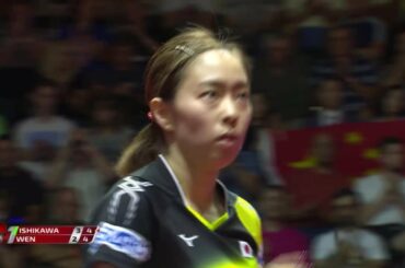 チェコOP 女子シングルス決勝 石川佳純vs文佳 第6ゲーム